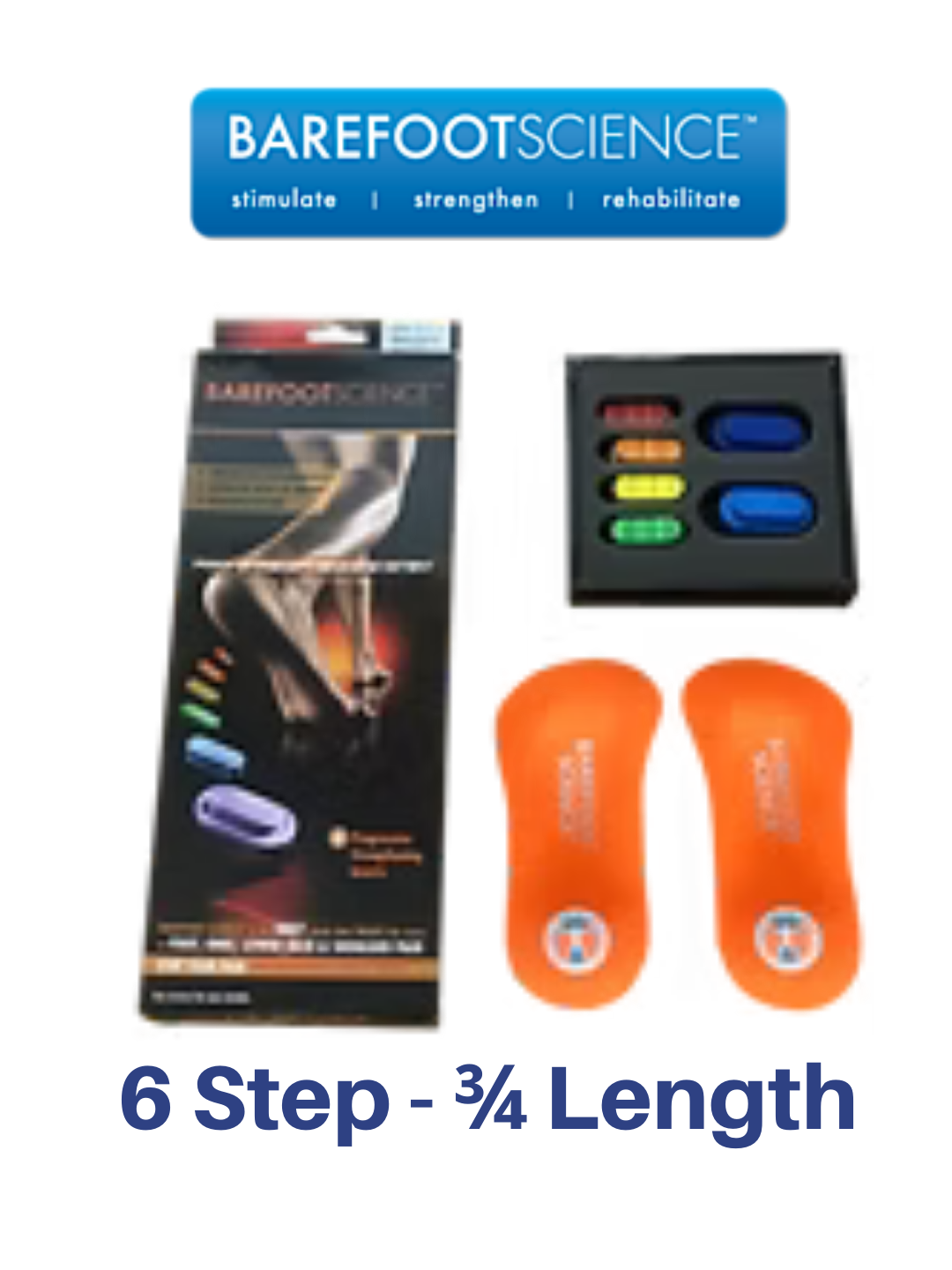 Barefoot Science 6 Step - 3/4 Length In Shoe Foot Activation Kit